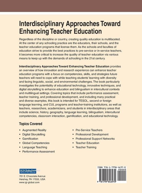 Produktbild: Interdisciplinary Approaches Toward Enhancing Teacher Education