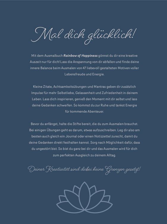 Produktbild: Rainbow of Happiness | Ausmalen und loslassen