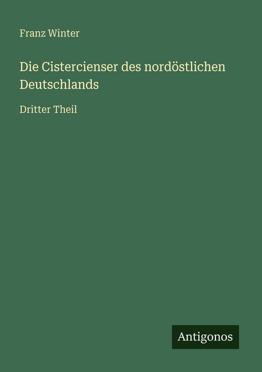 Produktbild: Die Cistercienser des nord&ouml;stlichen Deutschlands