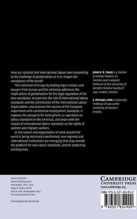 Produktbild: Globalization and the Future of Labour Law