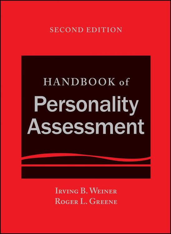 Produktbild: Handbook of Personality Assessment