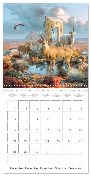 Produktbild: Surreal worlds - Moments of flowing time (Wall Calendar 2026 12 &times; 12 Inch) CALVENDO 12 Month Wall Calendar