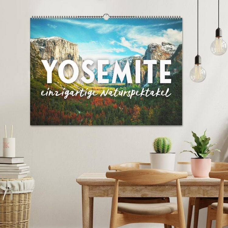 Produktbild: Yosemite - Einzigartige Naturspektakel (Wandkalender 2026 DIN A2 quer), CALVENDO Monatskalender