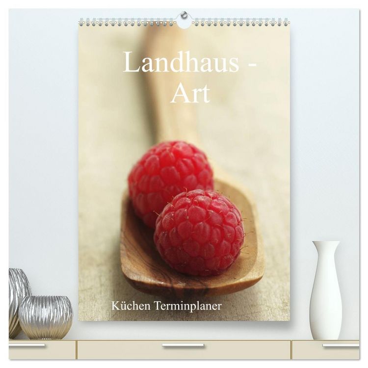 Produktbild: Landhaus-Art &ndash; K&uuml;chen Terminplaner / Planer (hochwertiger Premium Wandkalender 2026 DIN A2 hoch), Kunstdruck in Hochglanz