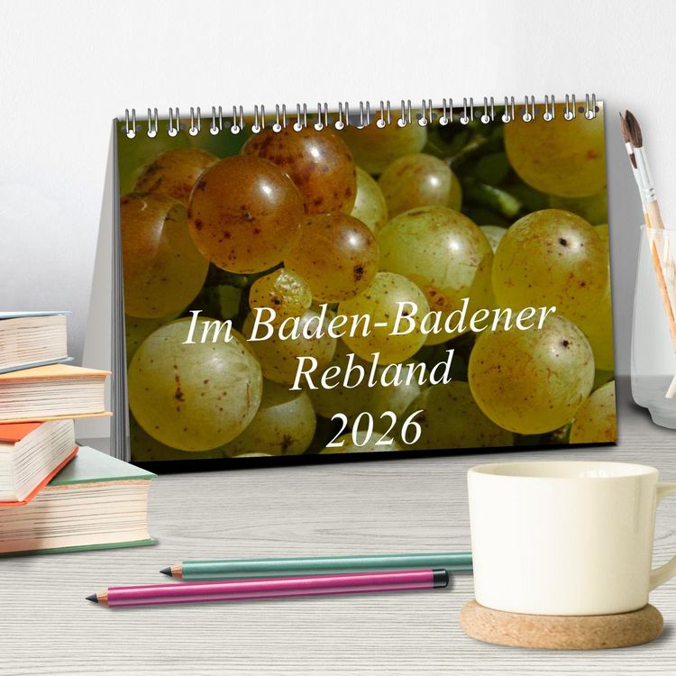 Produktbild: Im Baden-Badener Rebland 2026 (Tischkalender 2026 DIN A5 quer), CALVENDO Monatskalender