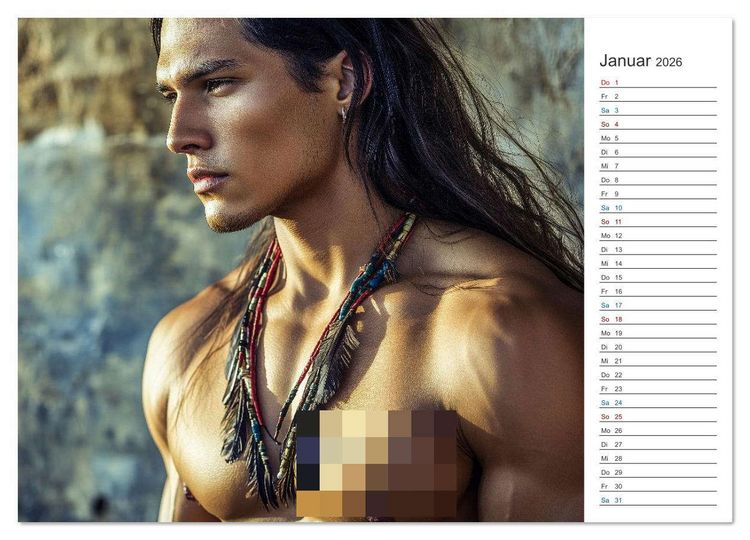 Produktbild: Im Bann des Kriegers (Wandkalender 2026 DIN A3 quer), CALVENDO Monatskalender