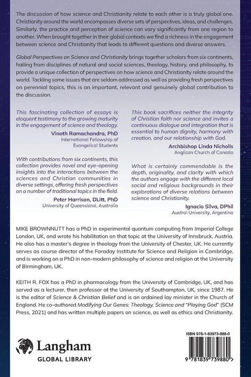 Produktbild: Global Perspectives on Science and Christianity
