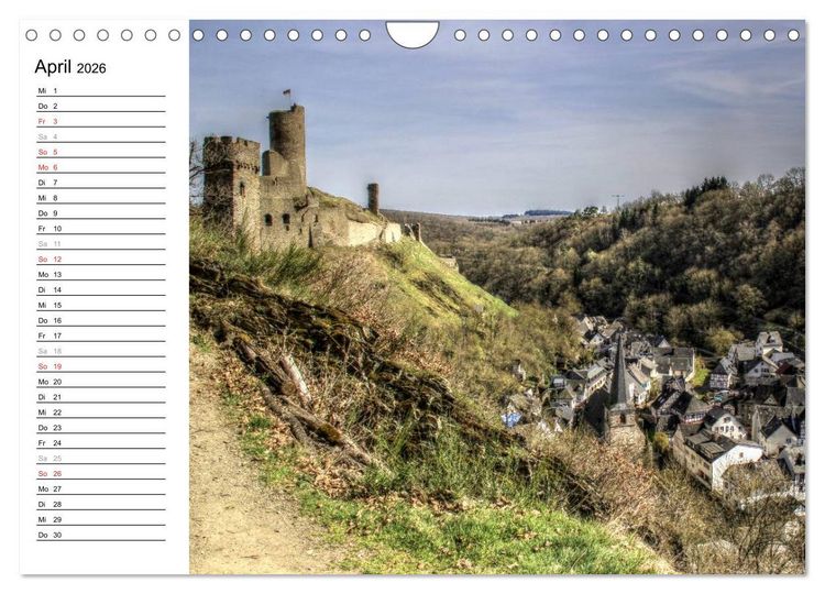 Produktbild: Eine Perle in der Eifel - Monreal (Wandkalender 2026 DIN A4 quer), CALVENDO Monatskalender