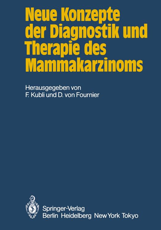 Produktbild: Neue Konzepte der Diagnostik und Therapie des Mammakarzinoms