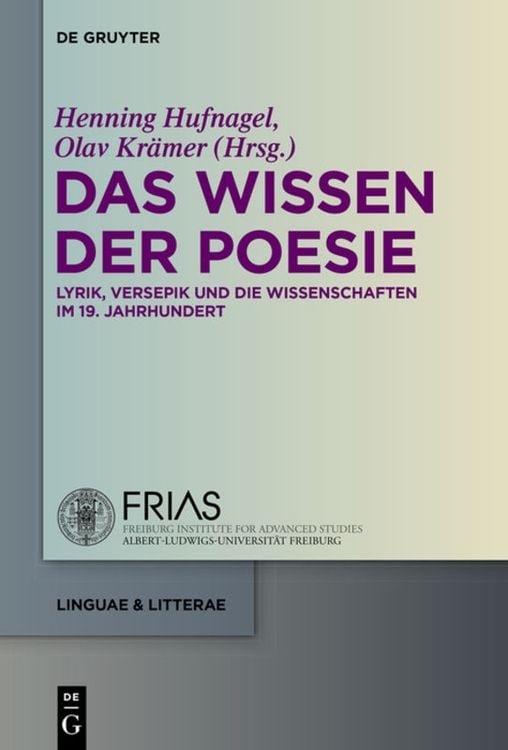 Produktbild: Das Wissen der Poesie
