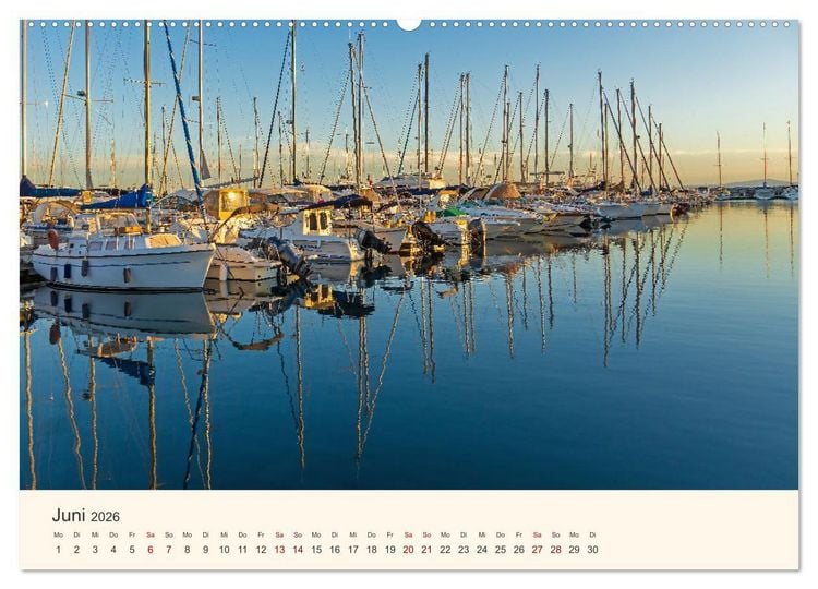 Produktbild: Wundersch&ouml;ne C&ocirc;te d'Azur (Wandkalender 2026 DIN A2 quer), CALVENDO Monatskalender