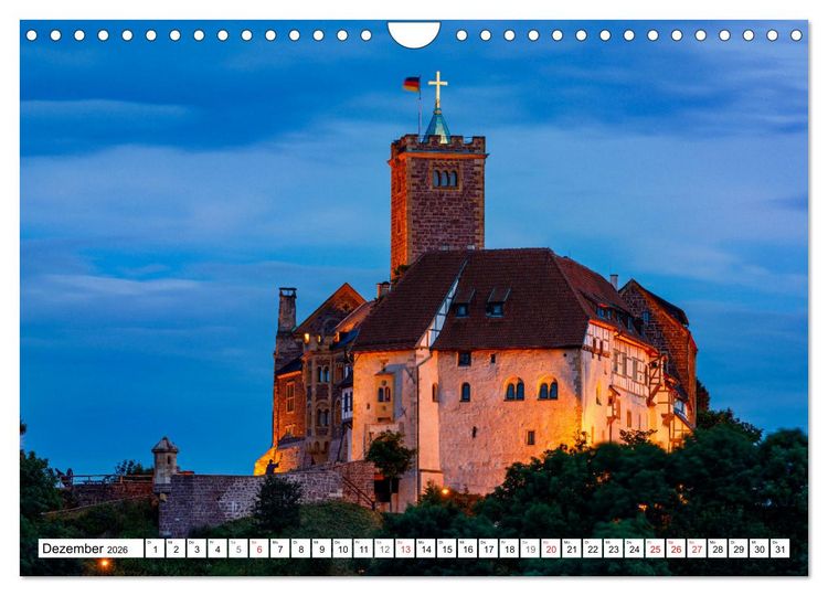 Produktbild: Werra Burgen Steig (Wandkalender 2026 DIN A4 quer), CALVENDO Monatskalender