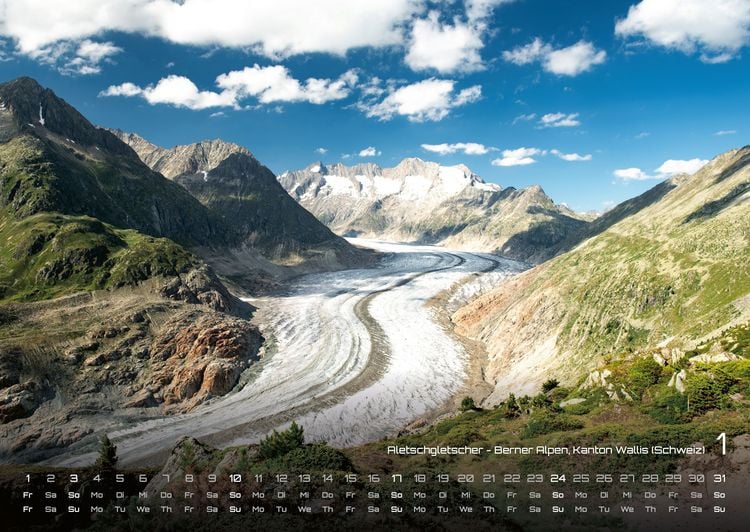 Produktbild: Die Alpen - dem Himmel so nah - 2027 - Kalender DIN A2