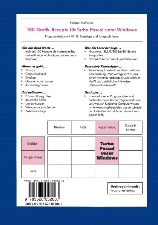 Produktbild: 100 Grafik-Rezepte f&uuml;r Turbo Pascal unter Windows