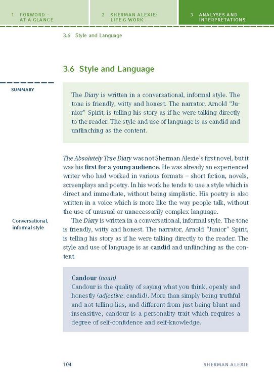 Produktbild: The Absolutely True Diary of a Part-Time Indian von Sherman Alexie