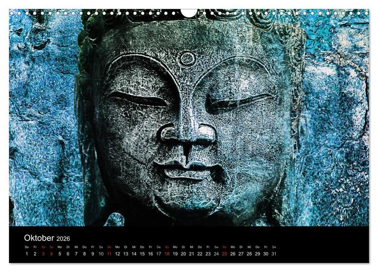 Produktbild: All U Buddhas (Wandkalender 2026 DIN A3 quer), CALVENDO Monatskalender