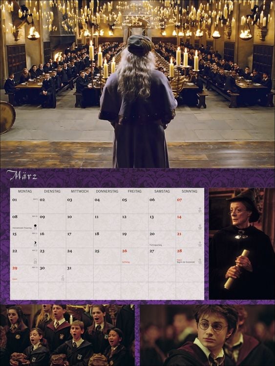 Produktbild: Harry Potter Broschur XL Kalender 2027