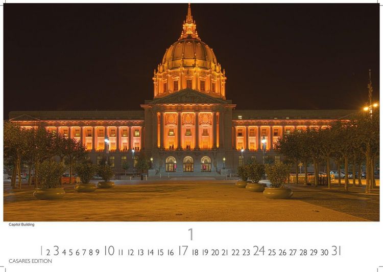 Produktbild: San Francisco Kalender 2027 &ndash; Wandkalender | Fotokalender Nordamerika 35x50cm &ndash; Faszinierende Bilder aus der Stadt der H&uuml;gel, perfekt als Deko & Geschenkidee