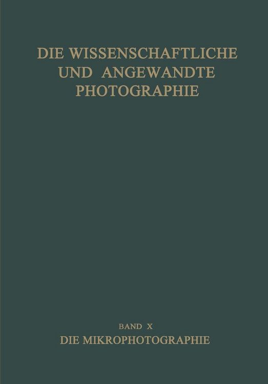 Produktbild: Die Wissenschaftliche und Angewandte Photographie
