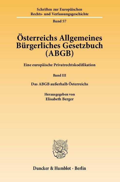 Produktbild: &Ouml;sterreichs Allgemeines B&uuml;rgerliches Gesetzbuch (ABGB).