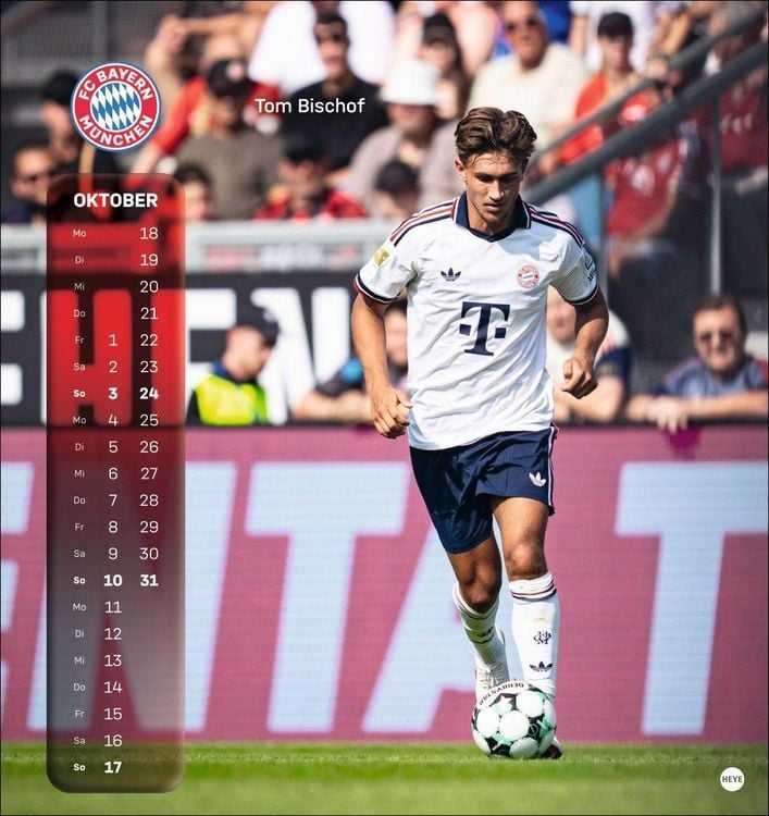 Produktbild: FC Bayern M&uuml;nchen Postkartenkalender 2027