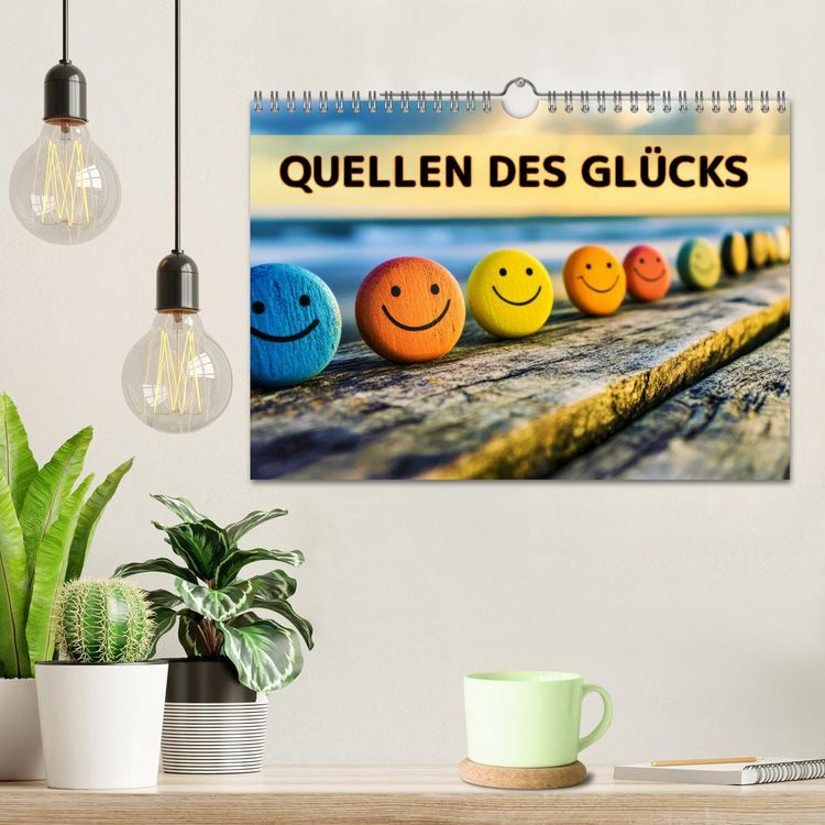 Produktbild: Quellen des Gl&uuml;cks (Wandkalender 2026 DIN A4 quer), CALVENDO Monatskalender