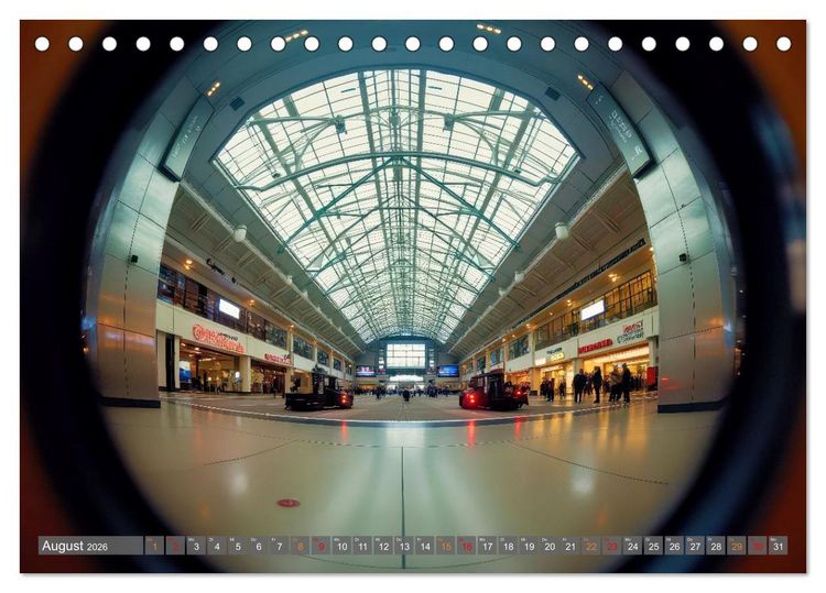 Produktbild: Fisheye Fotografie (Tischkalender 2026 DIN A5 quer), CALVENDO Monatskalender