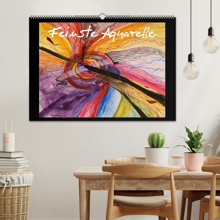 Produktbild: Feinste Aquarelle (Wandkalender 2026 DIN A2 quer), CALVENDO Monatskalender