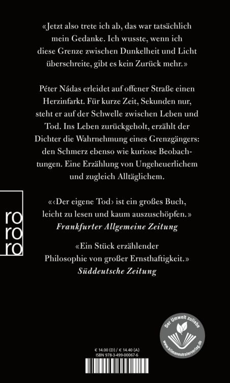 Produktbild: Der eigene Tod