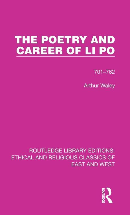 Produktbild: The Poetry and Career of Li Po