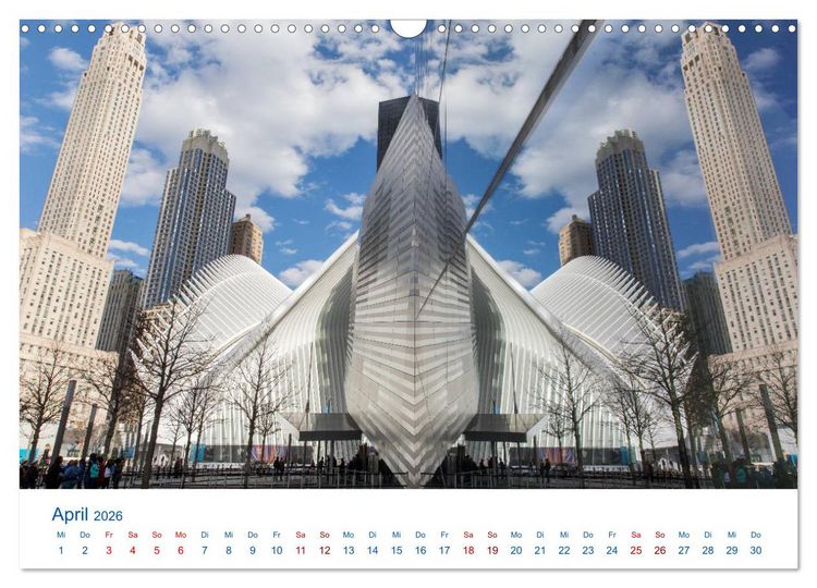 Produktbild: Die New Yorker City (Wandkalender 2026 DIN A3 quer), CALVENDO Monatskalender