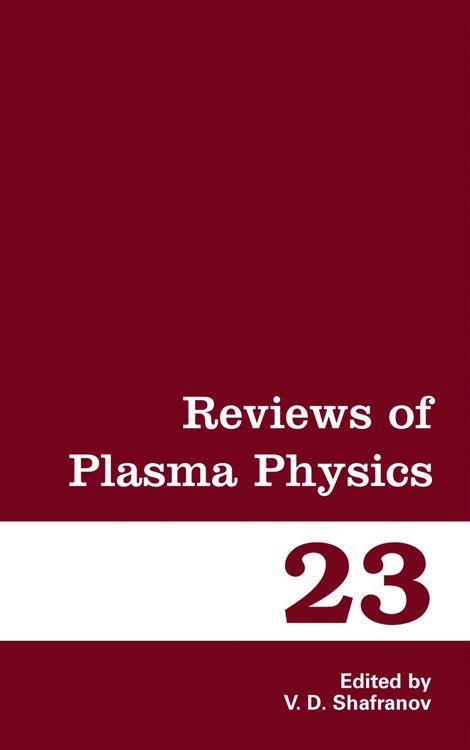 Produktbild: Reviews of Plasma Physics