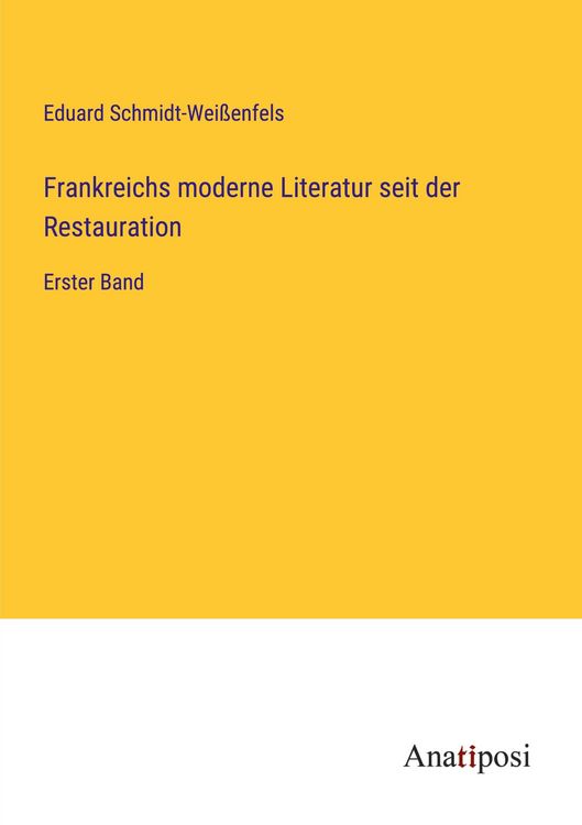 Produktbild: Frankreichs moderne Literatur seit der Restauration