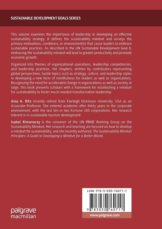 Produktbild: Sustainability Mindset and Transformative Leadership