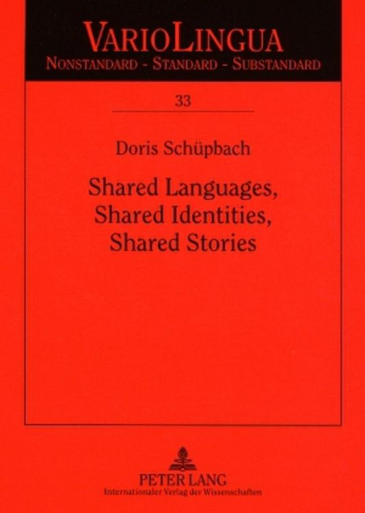 Produktbild: Shared Languages, Shared Identities, Shared Stories