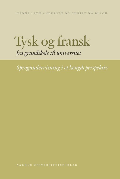 Produktbild: Tysk og fransk fra grundskole til universitet