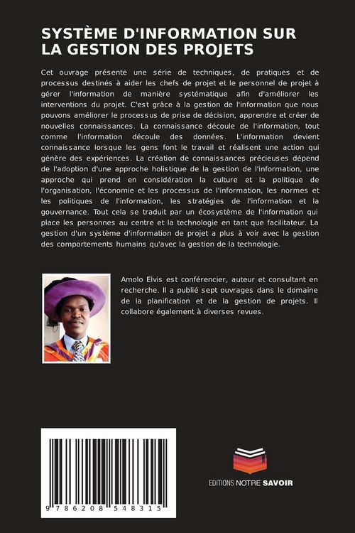Produktbild: Syst&egrave;me D'information Sur La Gestion des Projets