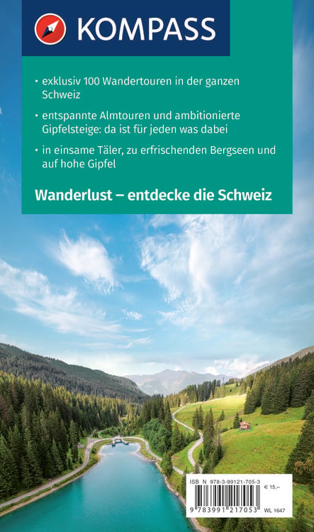 Produktbild: KOMPASS Wanderlust Schweiz