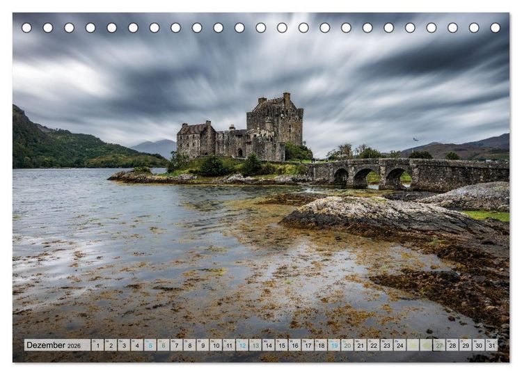 Produktbild: Mein Schottland - Architektur (Tischkalender 2026 DIN A5 quer), CALVENDO Monatskalender