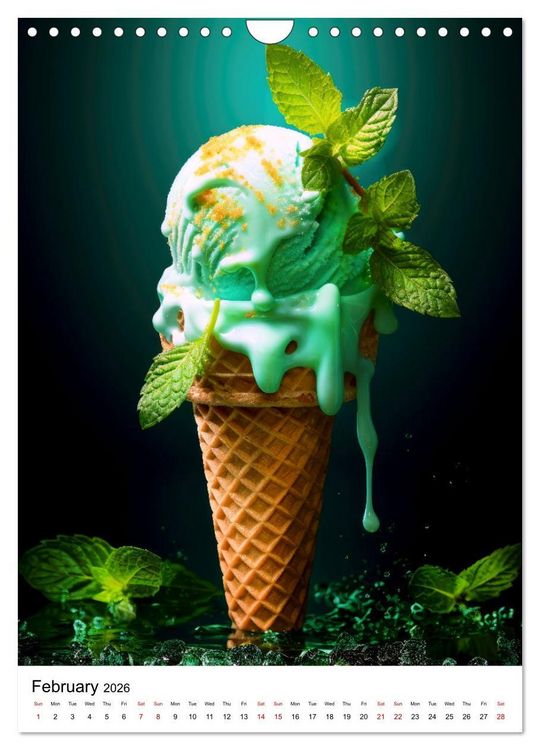 Produktbild: Iced Euphoria (Wall Calendar 2026 DIN A4 portrait), CALVENDO 12 Month Wall Calendar