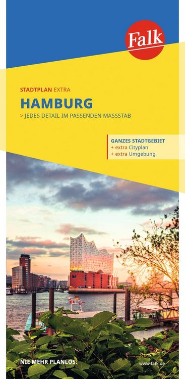 Produktbild: Falk Stadtplan Extra Hamburg 1:25.000