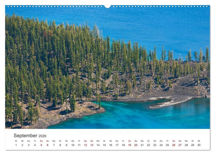 Produktbild: Oregon - Amerikas wundersch&ouml;ne Westk&uuml;ste (Wandkalender 2026 DIN A2 quer), CALVENDO Monatskalender