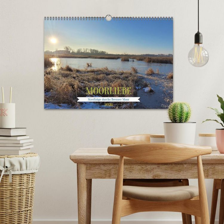 Produktbild: Moortr&auml;ume - Natursch&ouml;nheit in Bildern (Wandkalender 2026 DIN A3 quer), CALVENDO Monatskalender
