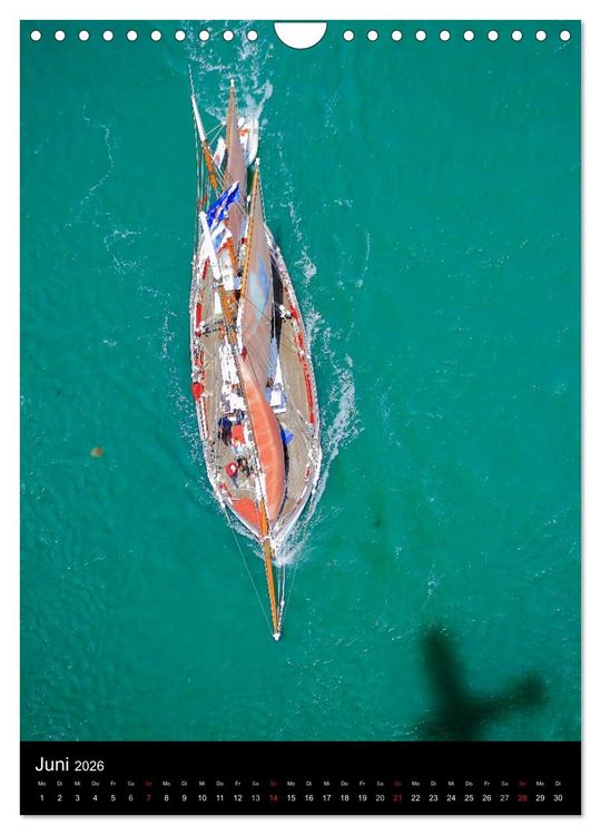 Produktbild: Segelschiffe von damals (Wandkalender 2026 DIN A4 hoch), CALVENDO Monatskalender