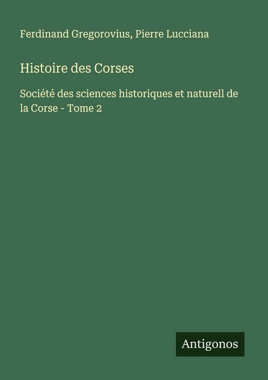Produktbild: Histoire des Corses