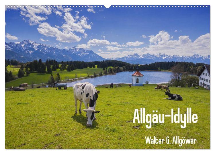Produktbild: Allg&auml;u-Idylle (Wandkalender 2026 DIN A2 quer), CALVENDO Monatskalender