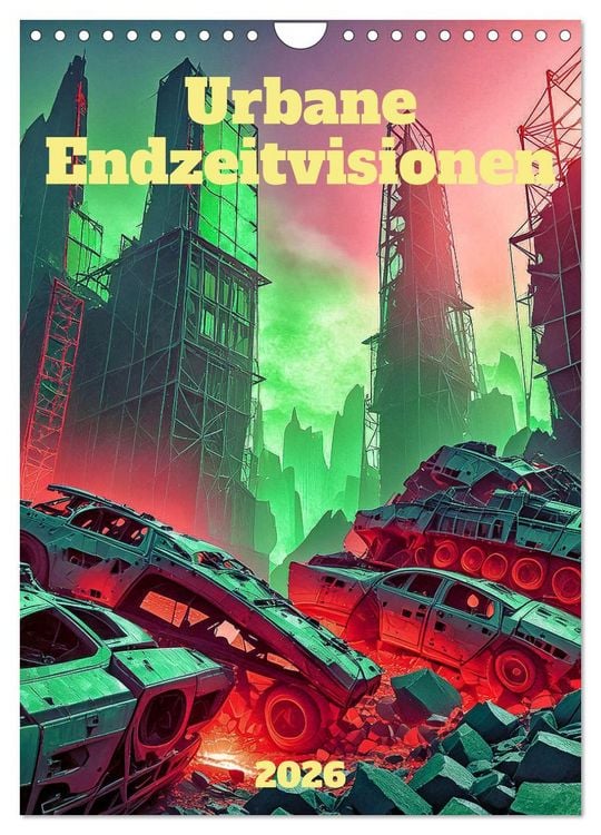 Produktbild: Urbane Endzeitvisionen (Wandkalender 2026 DIN A4 hoch), CALVENDO Monatskalender