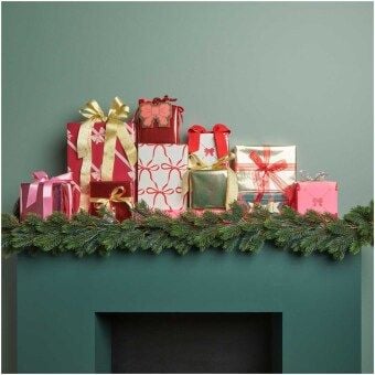 Produktbild: Geschenkpapier Schleifen, Classic Rot, MIX