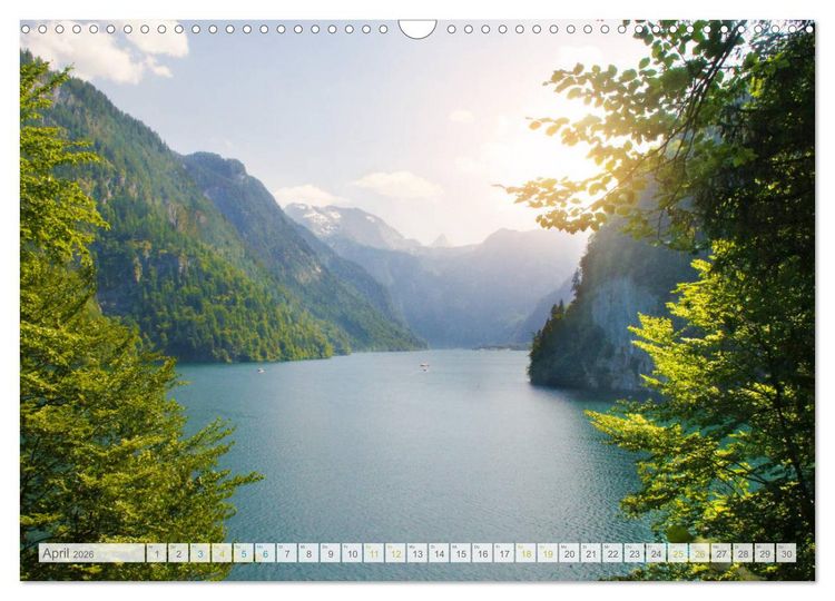 Produktbild: Wundersch&ouml;nes Oberbayern (Wandkalender 2026 DIN A3 quer), CALVENDO Monatskalender