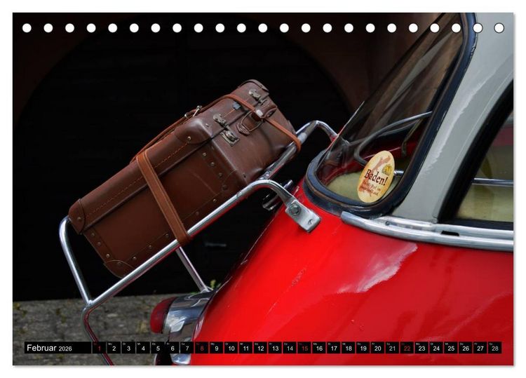 Produktbild: BMW Isetta - Die Knutschkugel (Tischkalender 2026 DIN A5 quer), CALVENDO Monatskalender